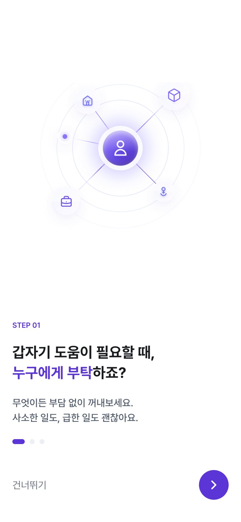도우미 온보딩 1 — 갑자기 도움이 필요할 때